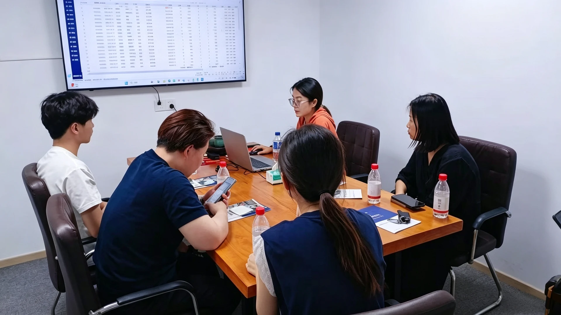 管家婆软件操作培训现场